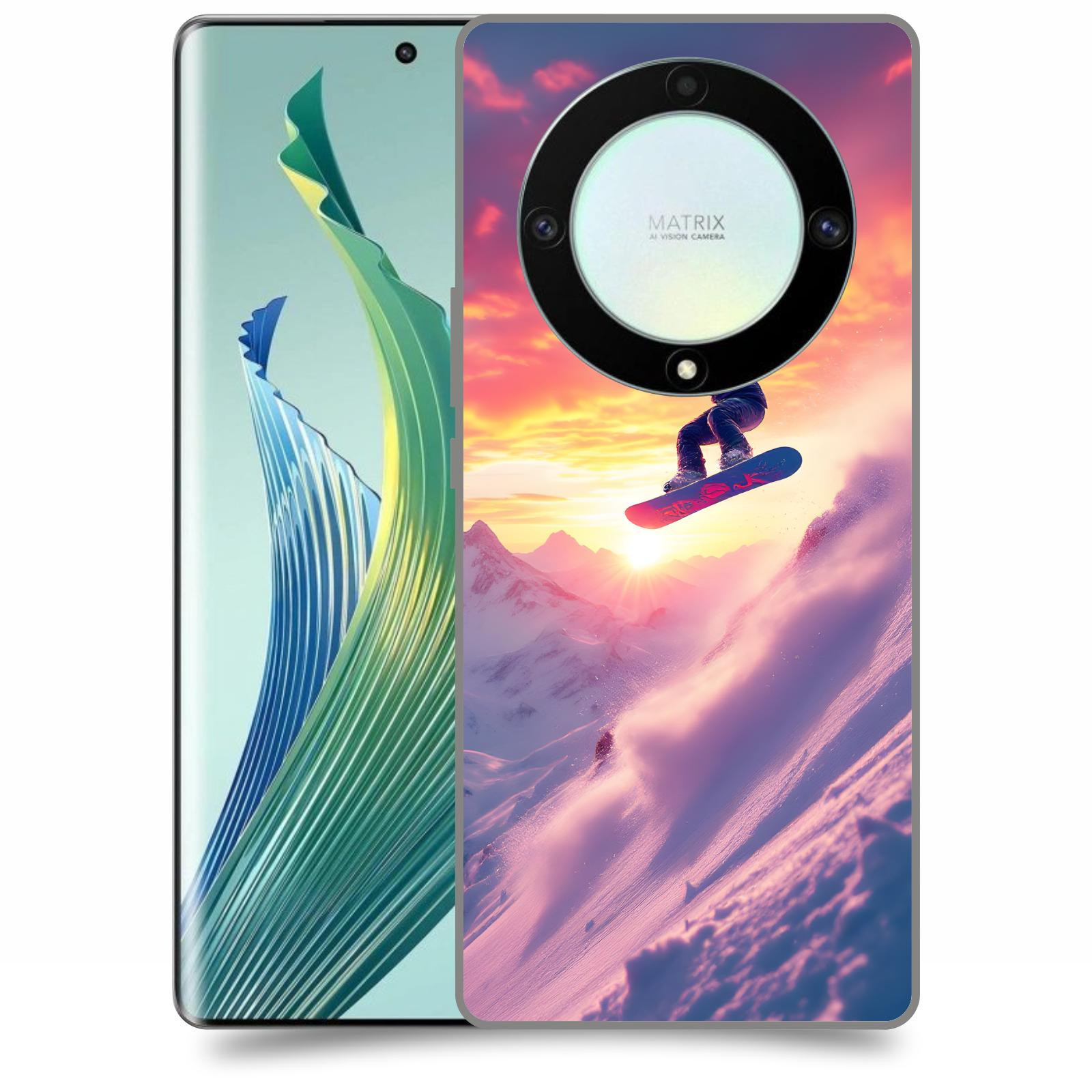 ACOVER Kryt na mobil Honor Magic 5 Lite 5G - Snowboard