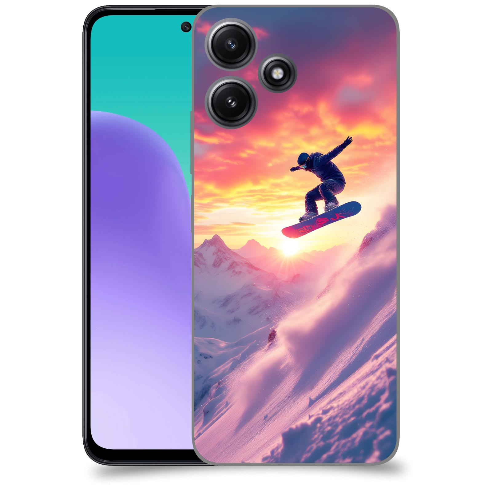 ACOVER Kryt na mobil Xiaomi Redmi 12 5G - Snowboard