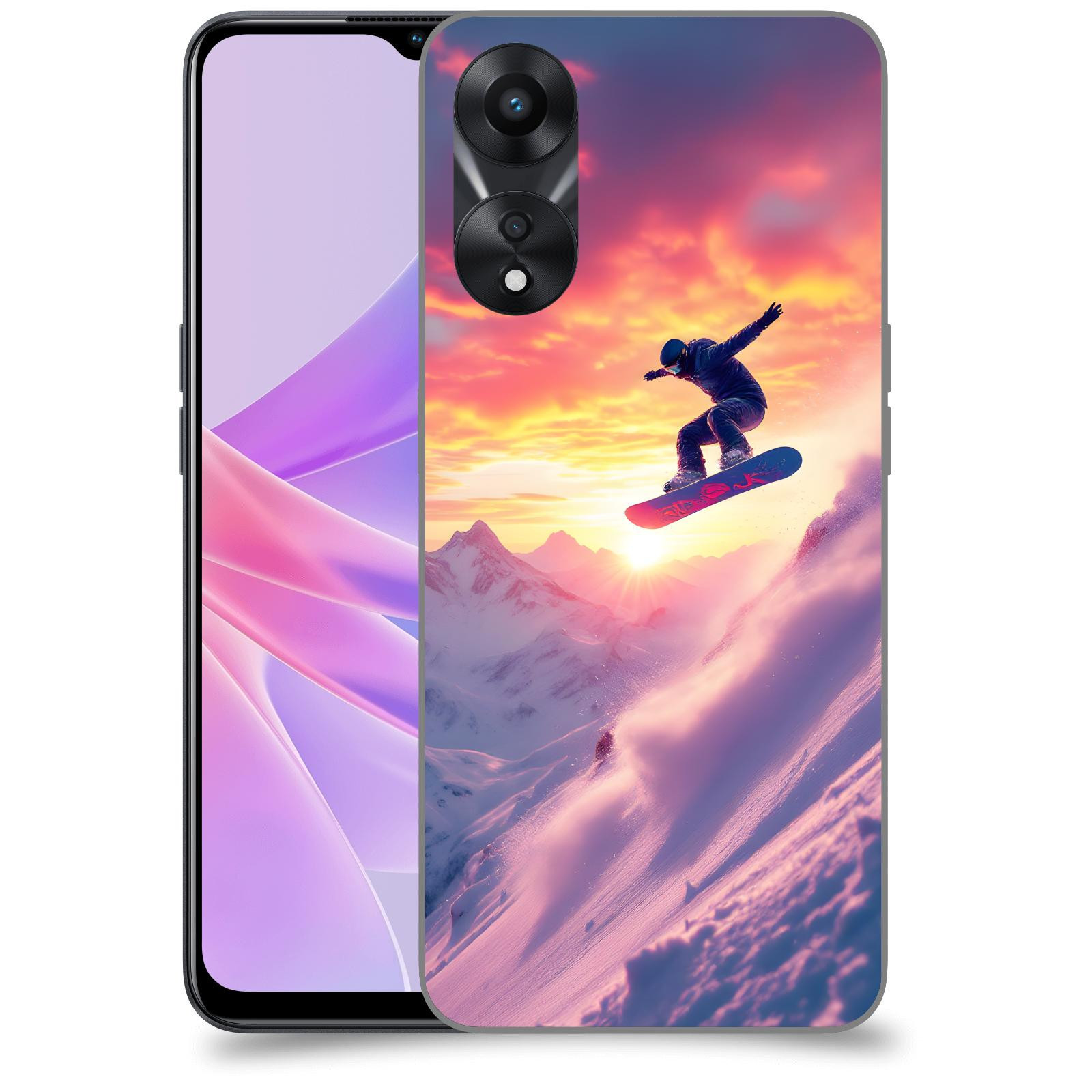 ACOVER Kryt na mobil OPPO A78 5G - Snowboard