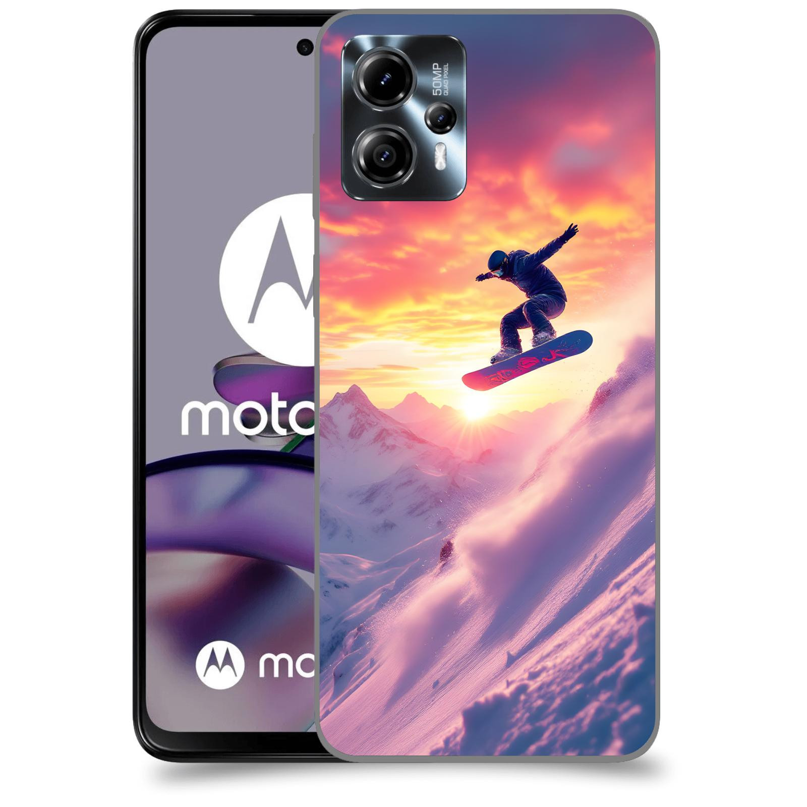 ACOVER Kryt na mobil Motorola Moto G13 - Snowboard