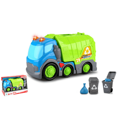 Kiddy Go! Popelářský vůz se světlem a zvukem, 31 cm