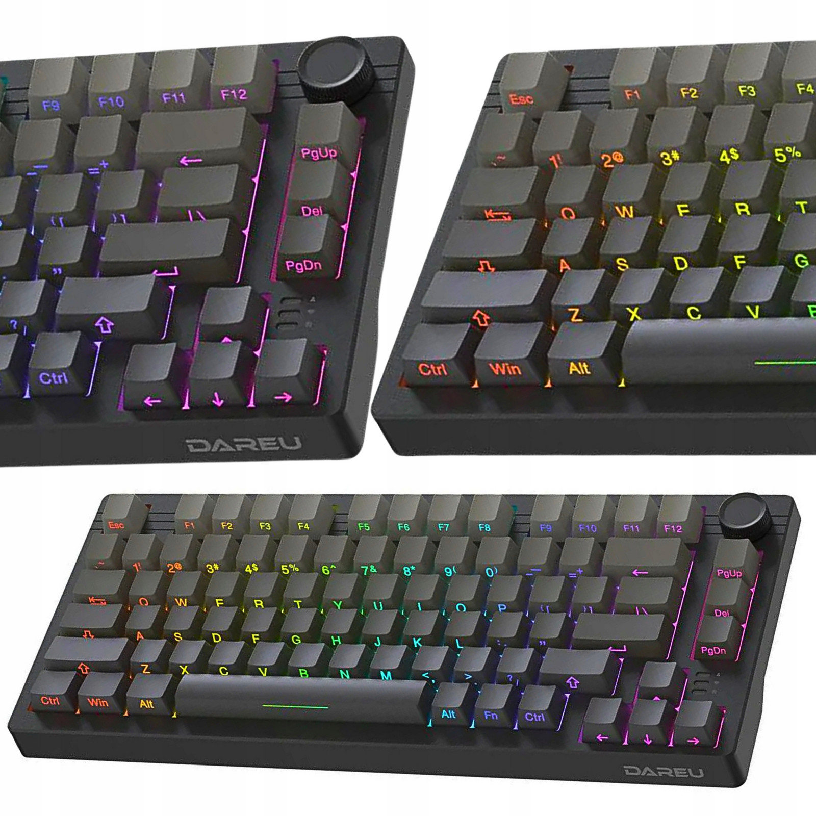 Dareu EK75 Pro Rgb Bezdrátová klávesnice Mechanické Rgb podsvícení