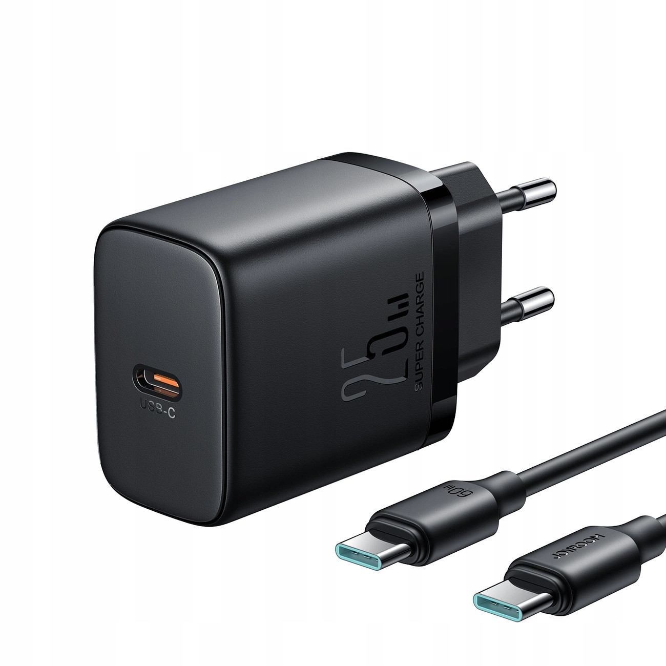 Rychlonabíječka Joyroom JR-TCF11 Až 25W Kabel Usb-c Usb-c 1M Černá