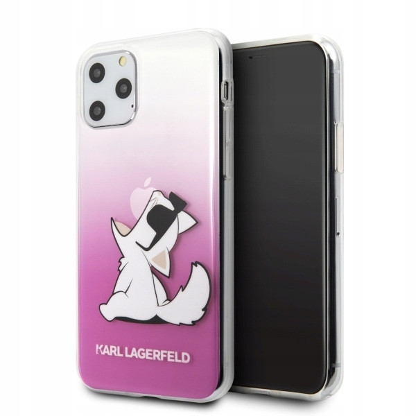 Karl Lagerfeld KLHCN58CFNRCPI iPhone 11 Pro hardcase růžový/pink Choupette