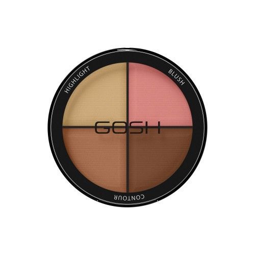 GOSH COPENHAGEN CONTOUR'N'STROBE KIT  konturovací a rozjasňující paletka  - 001Light