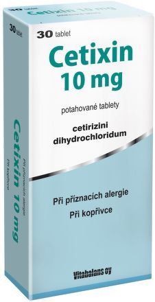 Cetixin 10mg por.tbl.flm.30x10mg