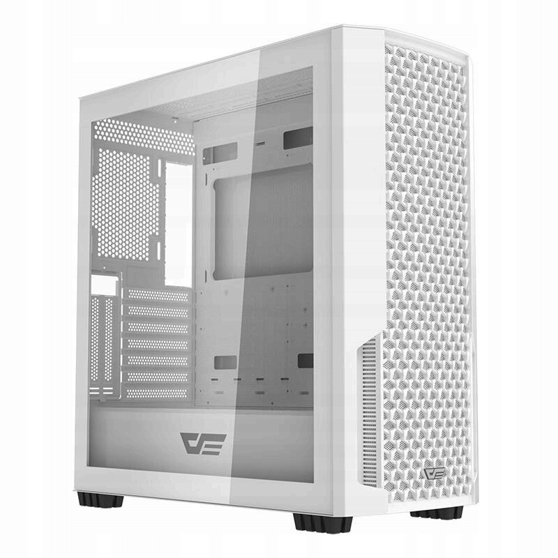 Darkflash DF2100 Počítačová skříň Atx Midi Tower Sklep Gaming Bílá