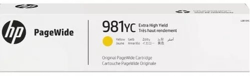 Nový originální inkoust Hp 981YC LOR19YC Yellow jul 2025