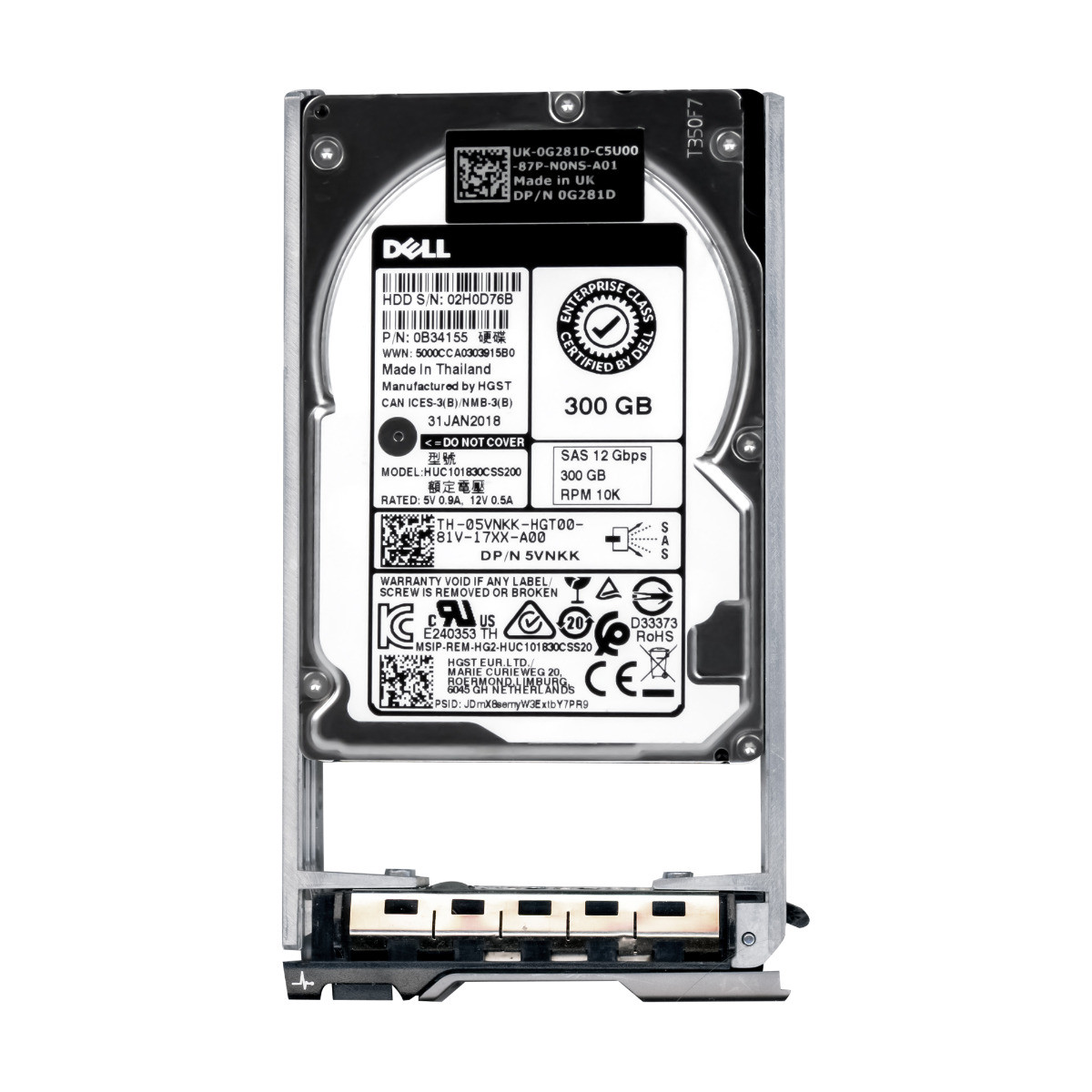 Dell 05VNKK 300GB 10K 128MB SAS-3 2,5'' HUC101830CSS200