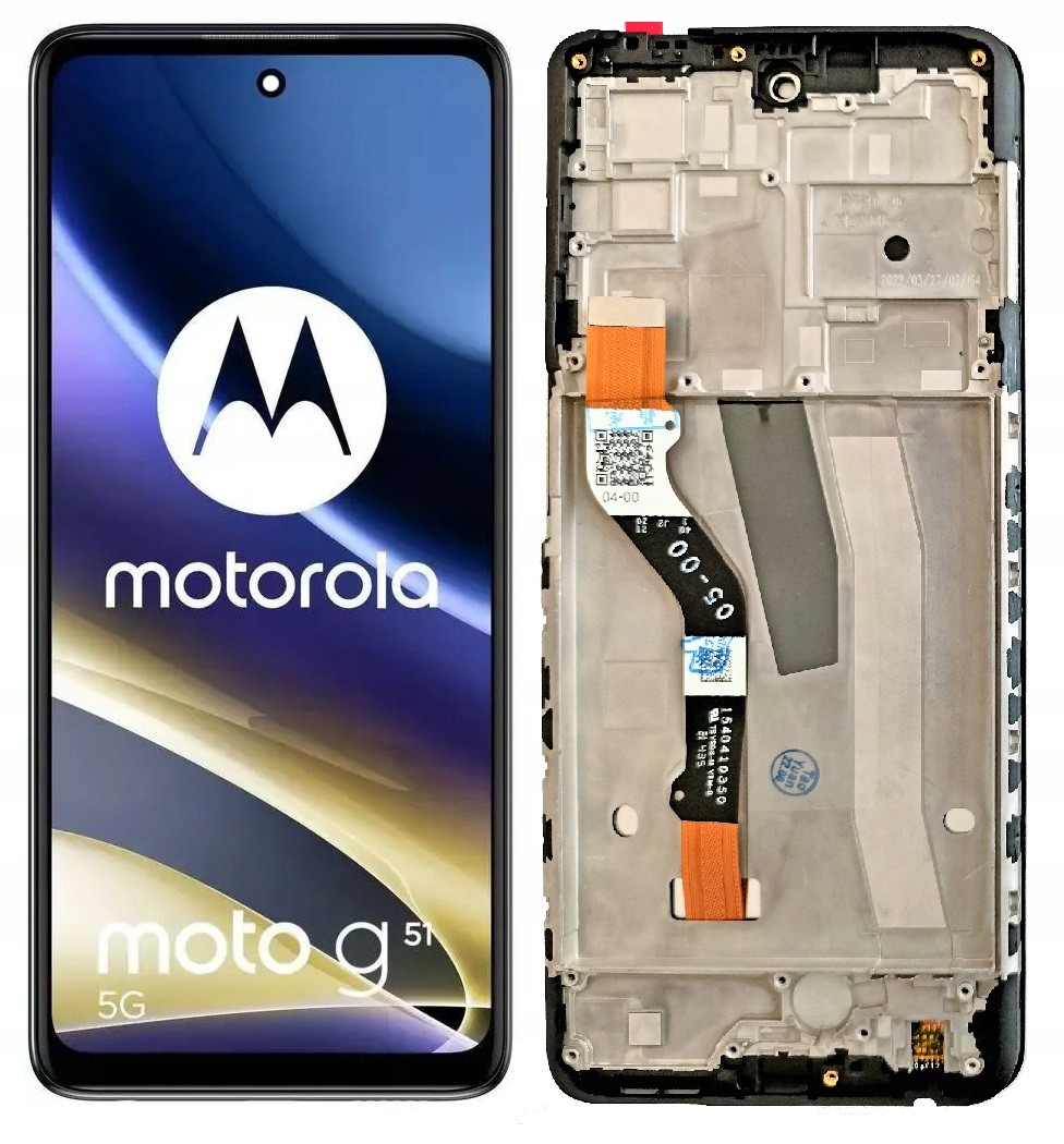 LCD Displej Pro Telefon Motorola G51 5G Rámeček