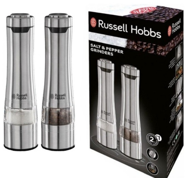 Mlýnek Na Sůl A Pepř Russell Hobbs V Balení 2 Kusy S Regulací Výkonu