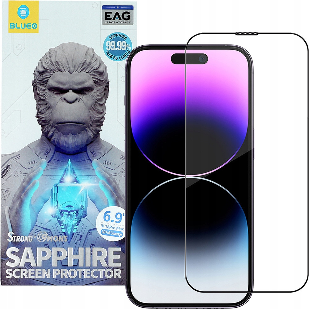 Sklo na displej aplikátor pro iPhone 16 Pro Max, pancéřová ochrana