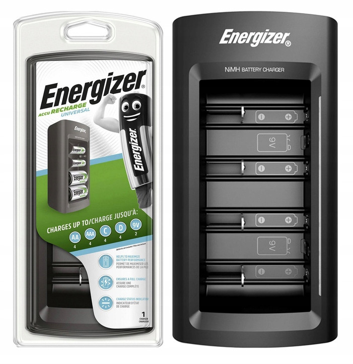 Energizer Nabíječka Baterií Aaa R3 Aa R6 C R14 D R20 9V