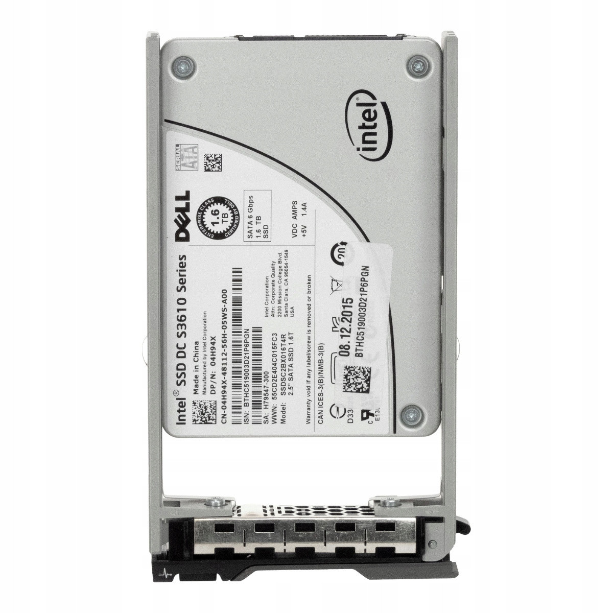 Dell 04H94X 1,6TB MLC Sata III 2,5'' SSDSC2BX016T4R