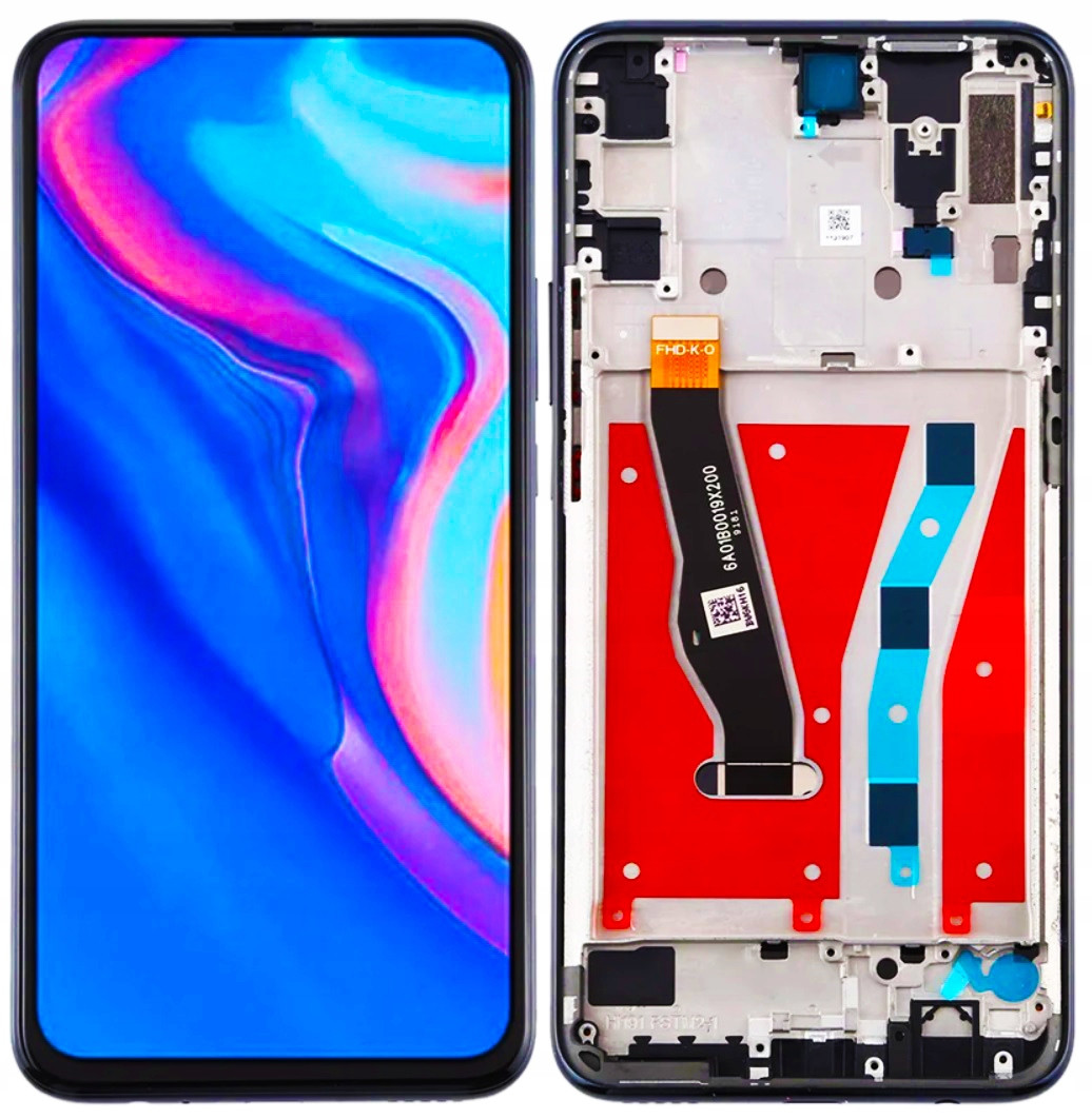 Originální LCD displej displej pro Huawei P Smart Z STK-LX1 Rámeček Černý