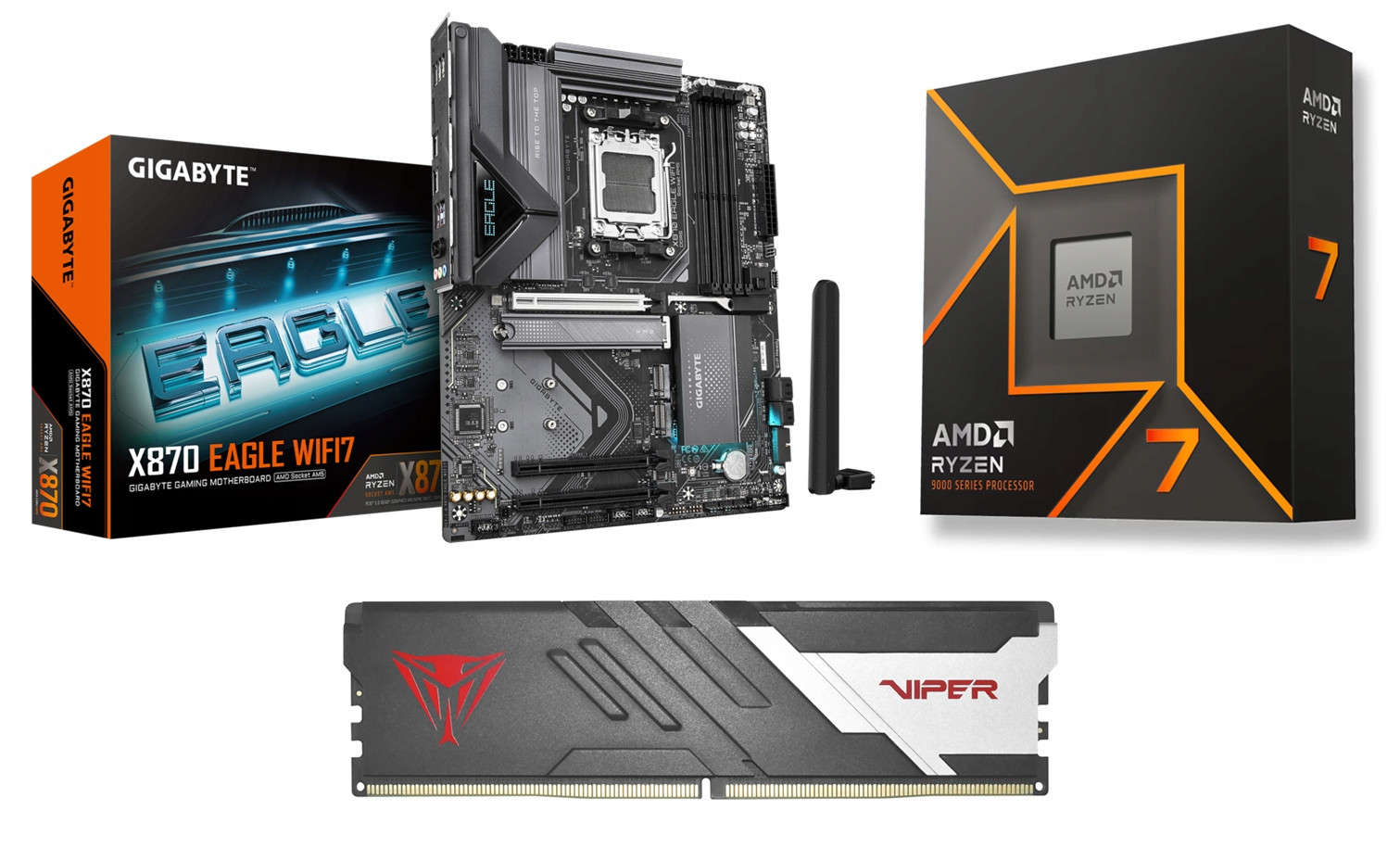 Amd Ryzen 7 9700X X870 Eagle WIFI7 32GB 6000