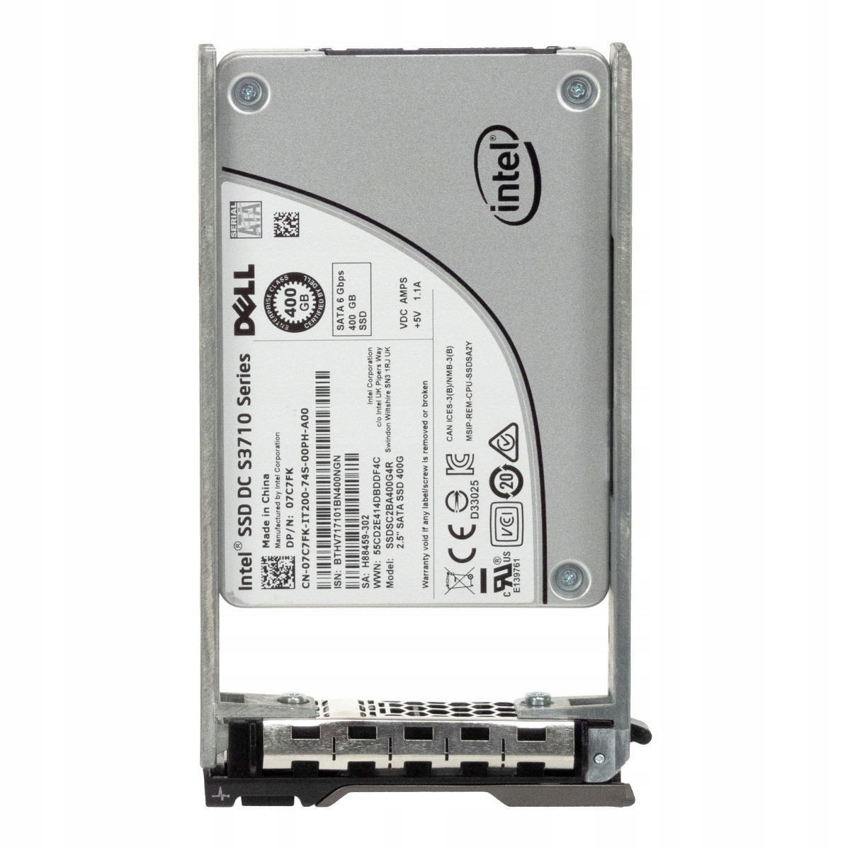 Dell 07C7FK 400GB MLC Sata III 2.5'' SSDSC2BA400G4R