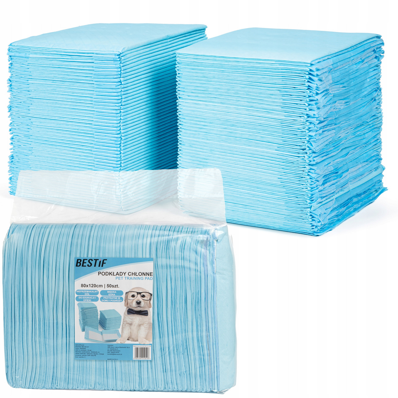 Hygienické Absorpční Podložky Na Jedno Použití Přebalovací Podložky 80x120 50 Ks.