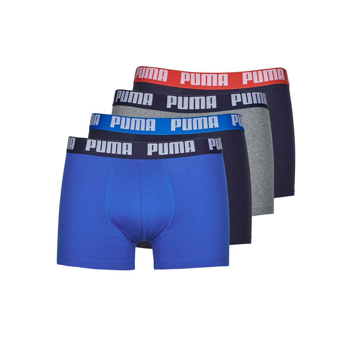 Puma  MENS BASIC BOXER PACK X4  ruznobarevne