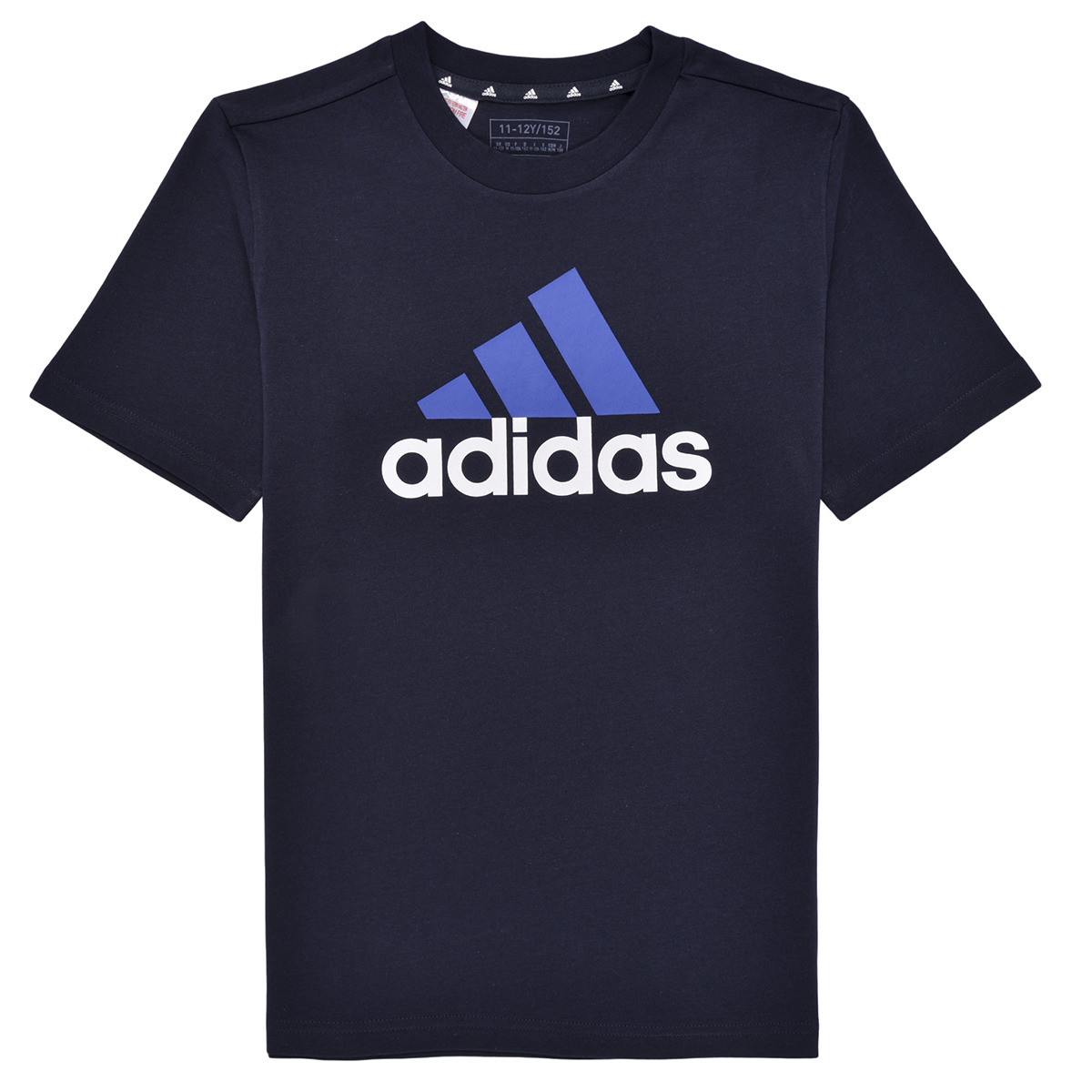 adidas  Essentials Two-Color Big Logo Cotton T-Shirt  Tmavě modrá