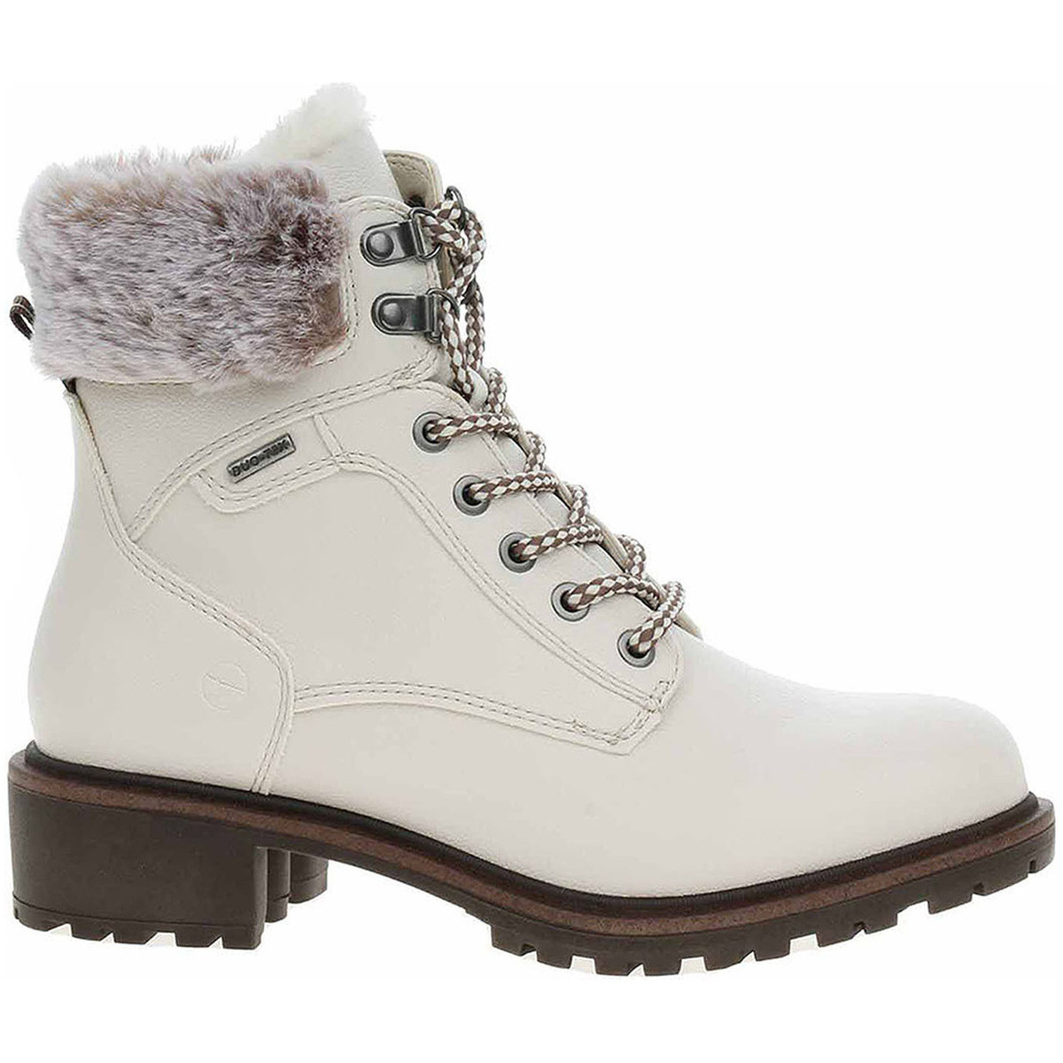 Tamaris  Dámská kotníková obuv  1-26266-43 offwhite  Bílá