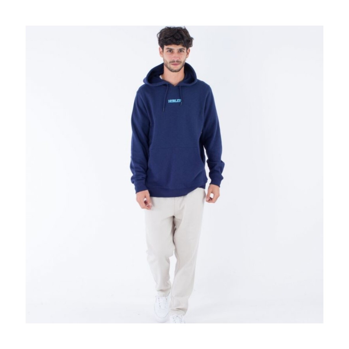 Hurley  COSMIC WAVES SLUB FLEECE  Modrá