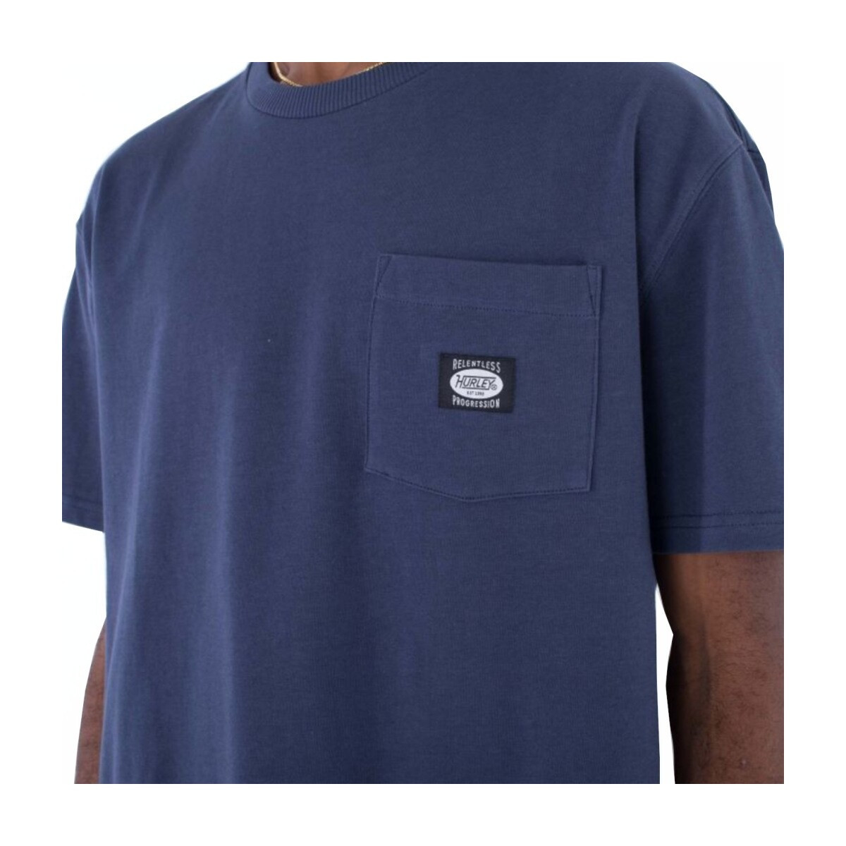 Hurley  SUPPLY HEAVYWEIGHT TEE  Modrá