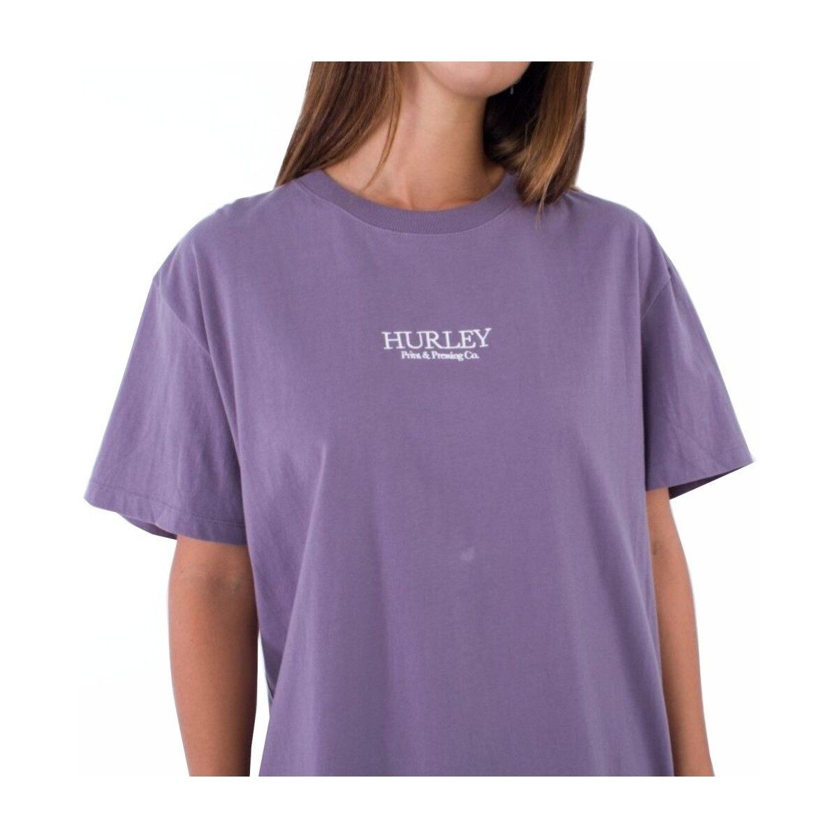 Hurley  PRINT CO TEE  Fialová