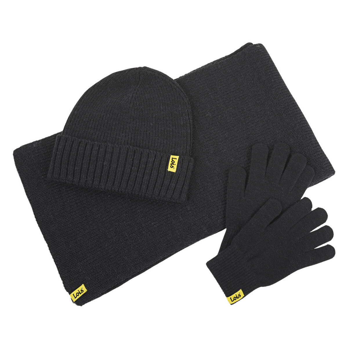 Lois  615300 Gorros, Bufandas Y Guantes  Černá