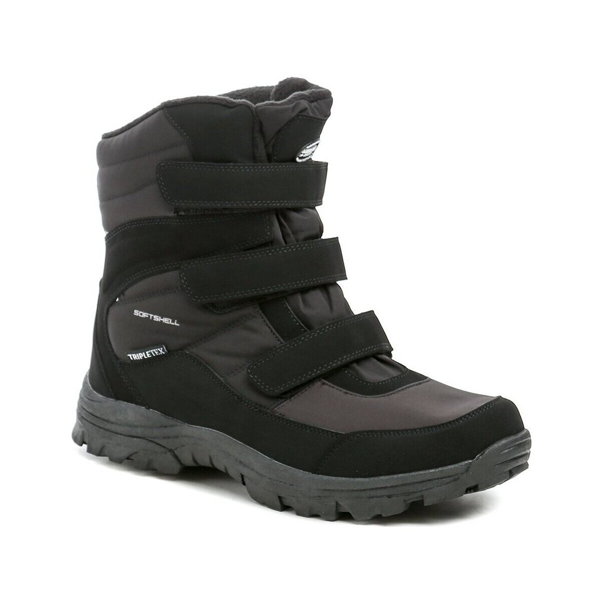 American Club  SN49-24 černé pánské nadměrné zimní boty  Černá