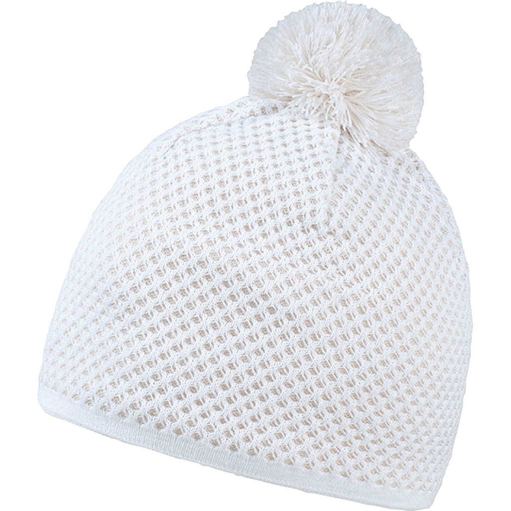 Zimní čepice CoFEE Dots - bílá