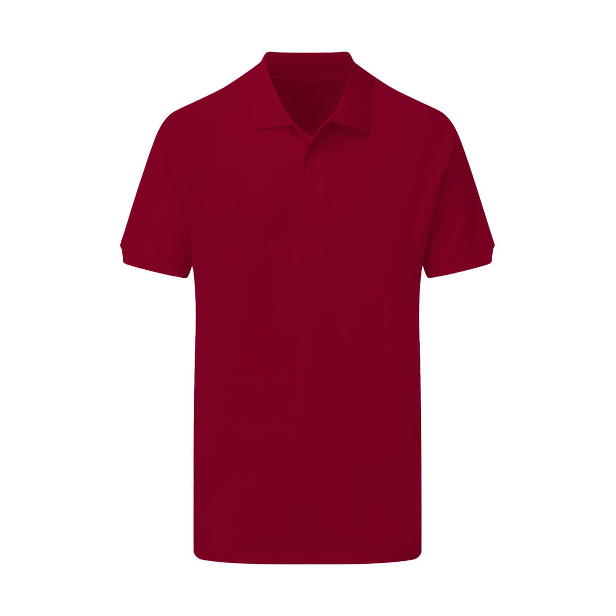 Polokošile SG Cotton Polo - tmavě červená, L