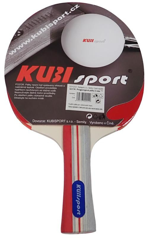 Kubisport Pálka na stolní tenis 3-star G317K