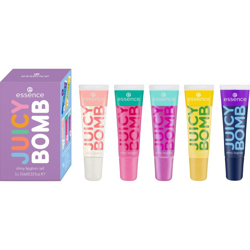 essence Juicy Bomb dárková sada na rty Sweet & Glossy!