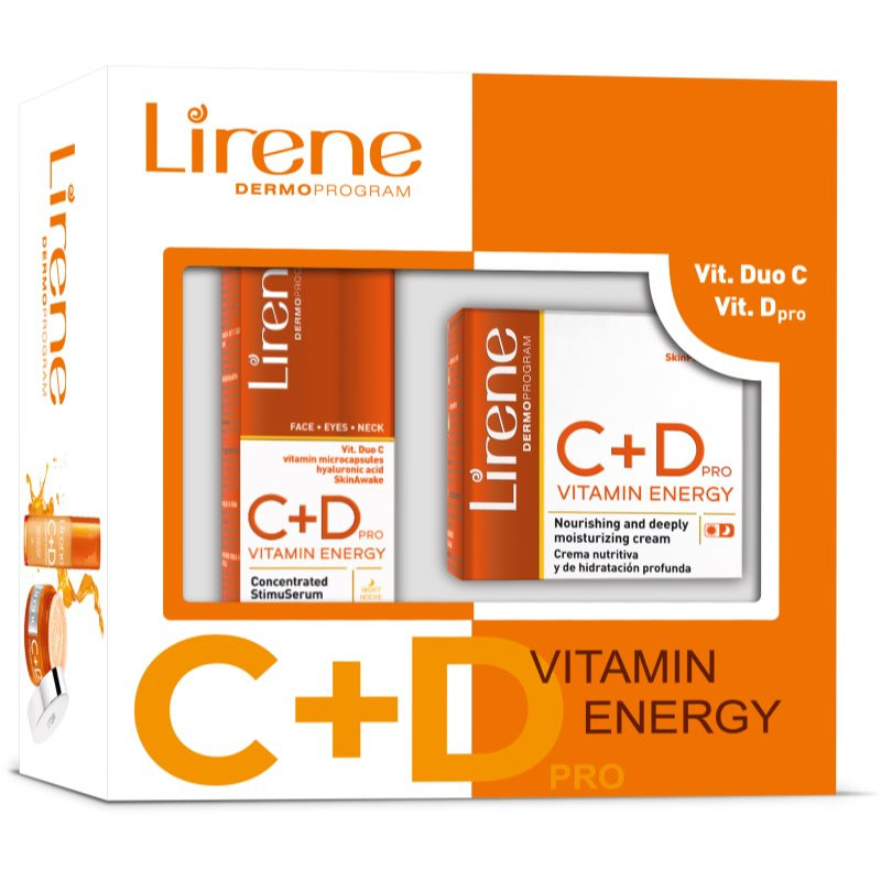 Lirene C+D PRO Vitamin Energy dárková sada pro všechny typy pleti pro ženy