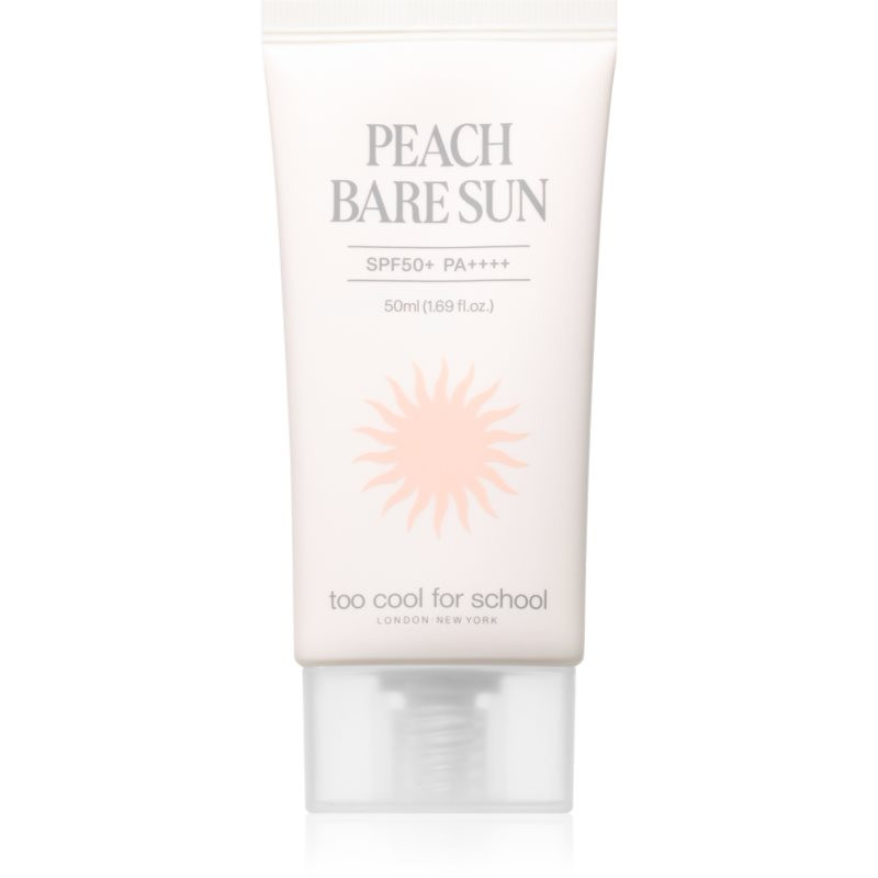 Too Cool For School Peach Bare Sun opalovací krém na obličej SPF 50+ 50 ml