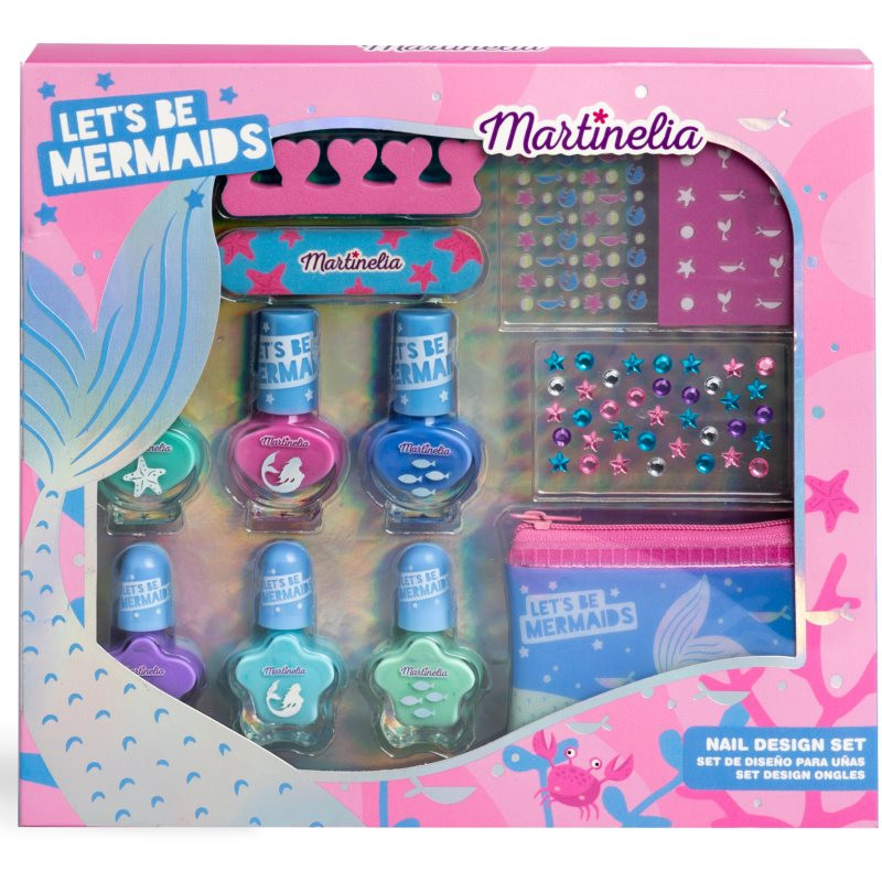 Martinelia Let's be Mermaid Nail Design set na nehty pro děti 3+