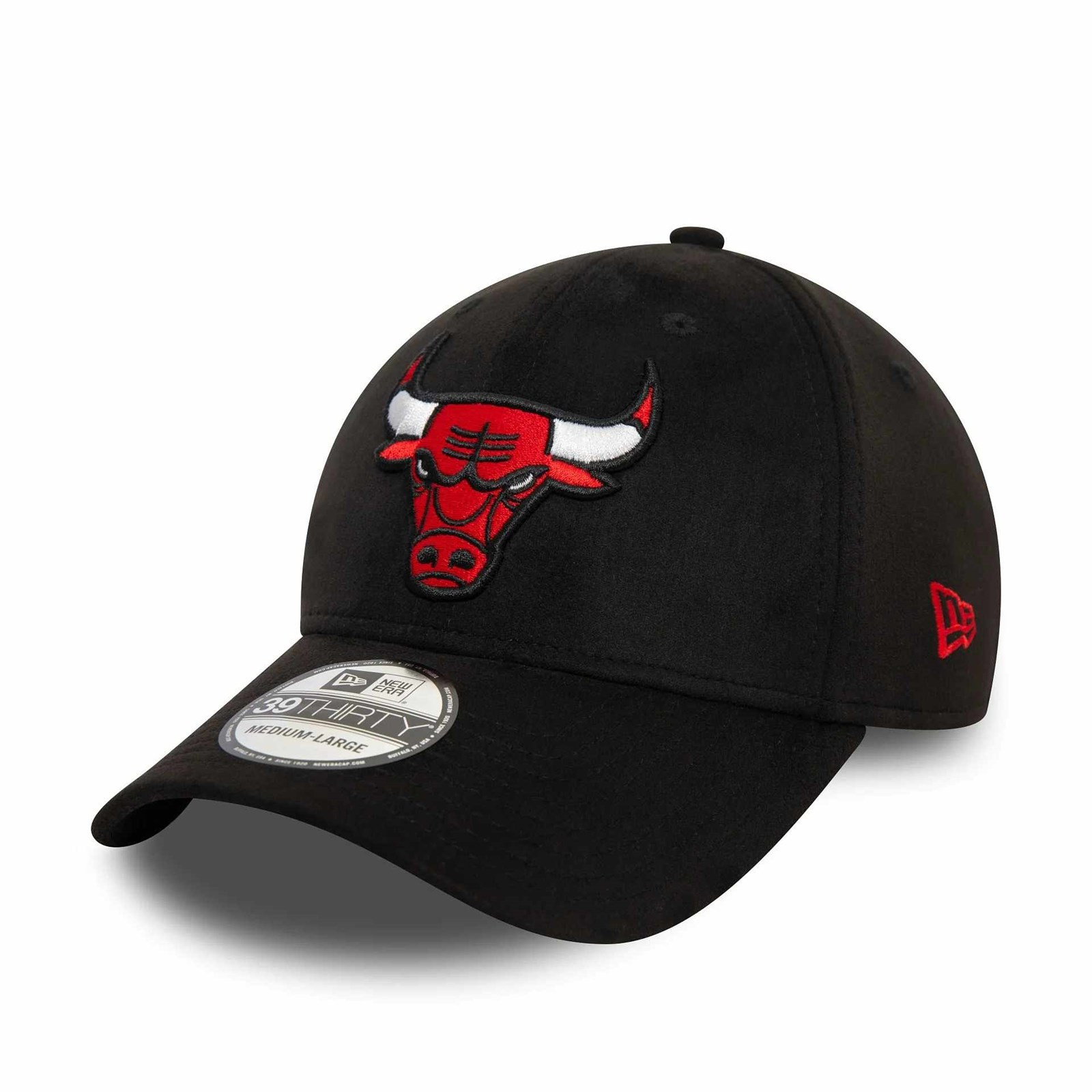 kšiltovka NEW ERA - 3930 NBA Faux suede 39thirty CHICAGO BULLS (BLK) velikost: L/XL