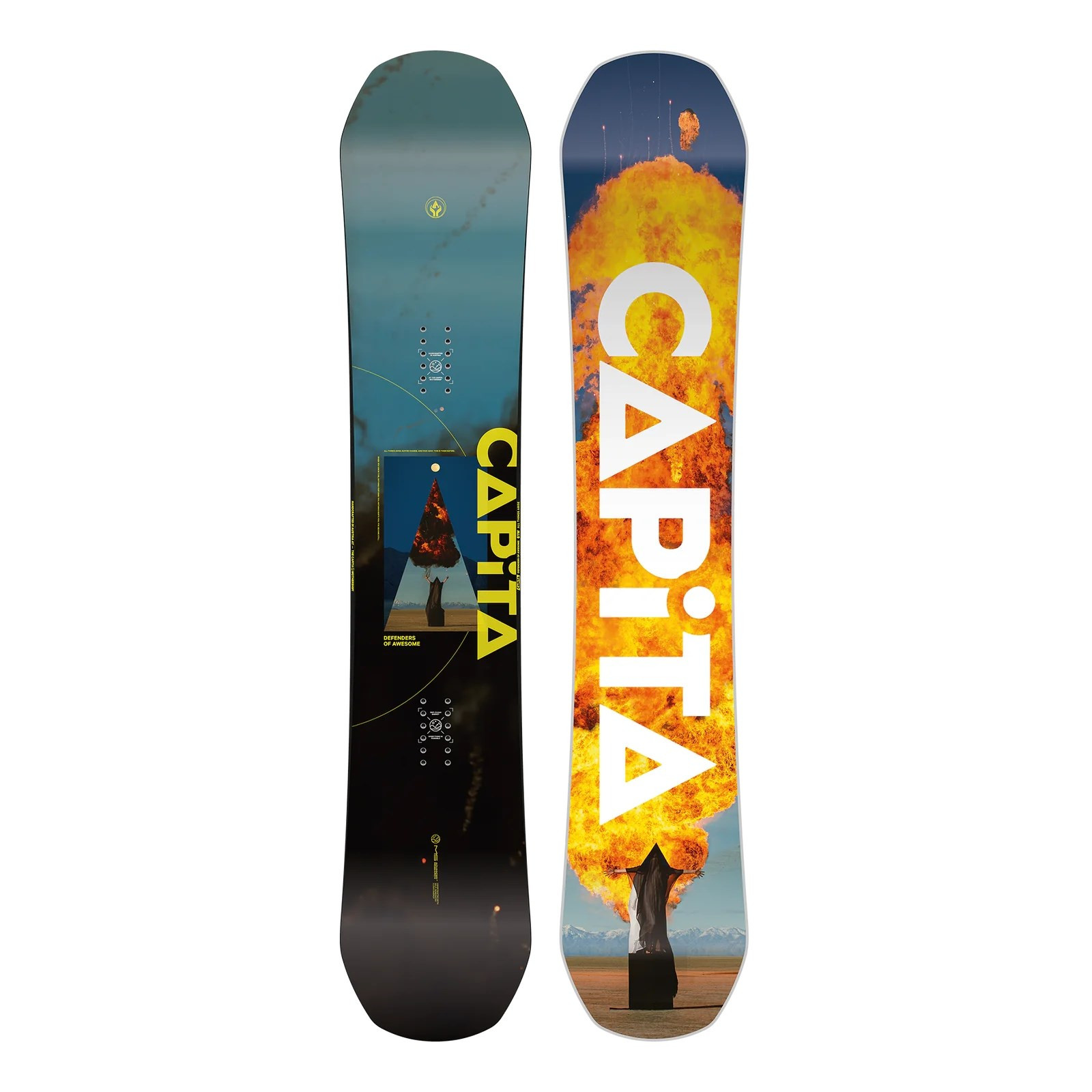 snowboard CAPITA - Defenders Of Awesome Wide 161 Multi (MULTI)