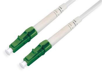 Optický patchkabel LC/APC-LC/APC, 9/125, simplex, OS2, LSOH, armovaný, 1m