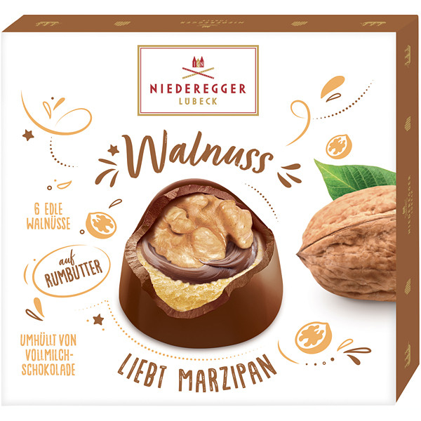 Niederegger - Marcipánové pralinky vlašské ořechy 102g