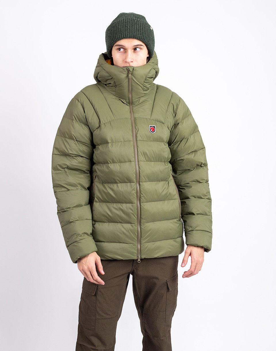 Fjällräven Expedition Mid Winter Jacket M 620-161 Green-Mustard Yellow M