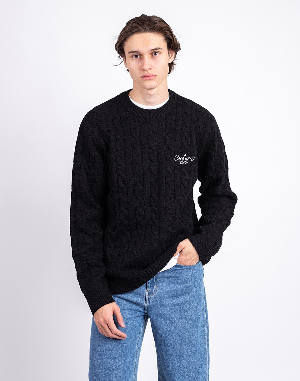 Carhartt WIP Signature Sweater Black/Wax M