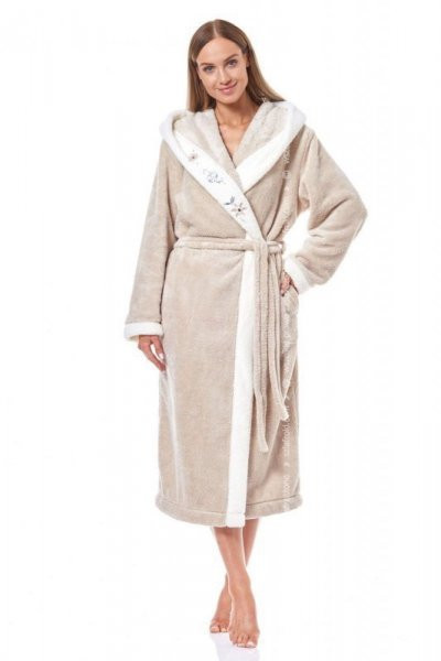 L&L HFT 9145 angora Dámský župan 2XL angora