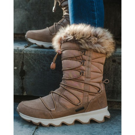 Kilpi Frozen High WP-W hnědá WL0958KIBRN dámské voděodolné zimní boty (sněhule) 41 EUR