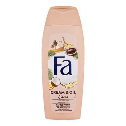 Fa Cream & Oil Cacao Shower Cream hydratační, vyživující a zjemňující sprchový krém 400 ml pro ženy