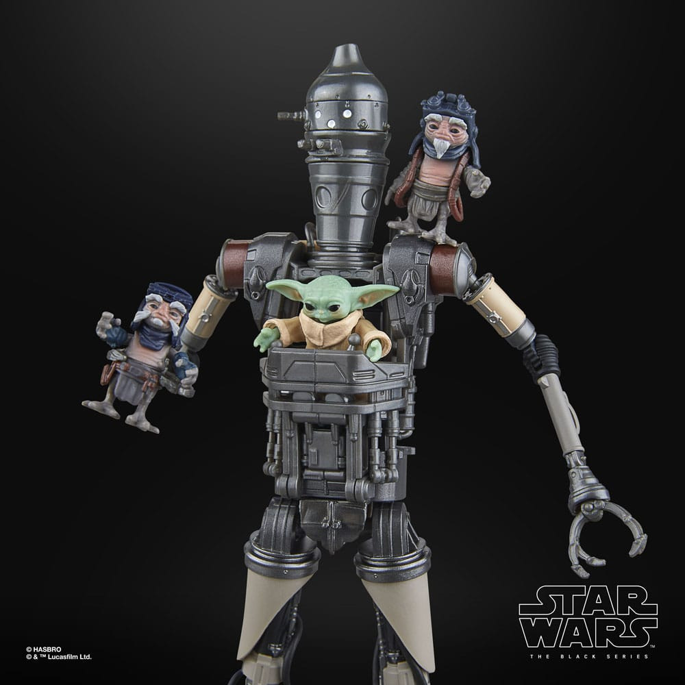 Hasbro | Star Wars The Mandalorian - sběratelské figurky IG-12 & Grogu (Black Series) 15 cm