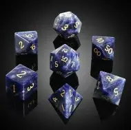 Dice Habit Gemstone Dice Set Sodalite Natural (7)