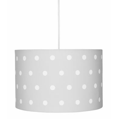 LIVONE závěsná lampa Happy Style pro děti DOTS stříbrošedá / bílá