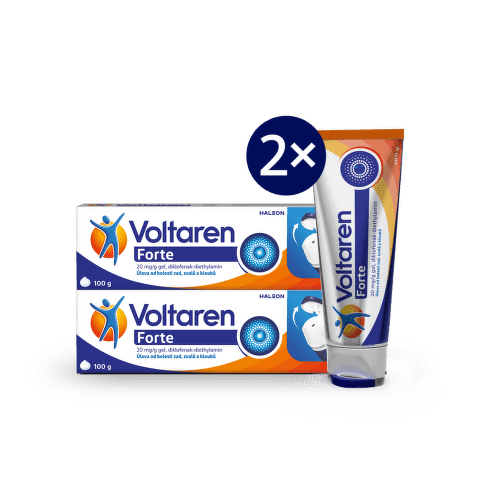 Voltaren Forte 20 mg/g gel proti bolesti 100g - balení 2 ks